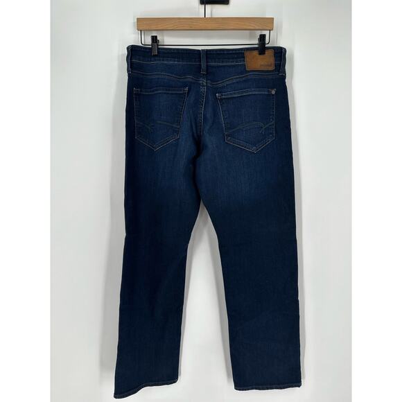 Mavi Matt Relaxed Straight Jeans 30 x 30‎ Stretch Dark Wash - Picture 7 of 14